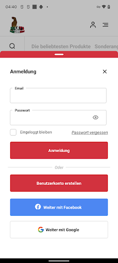 Rockys Pizzaservice Screen 2