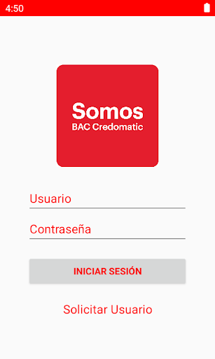 Android application SOMOS un banco para ti screenshort