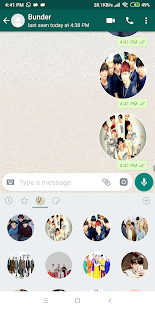 BTS Army Sticker for WhatsApp - WAStickerApps KPOP Screenshot