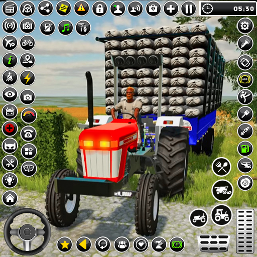 Farm Tractor Driving Game 2023 logo