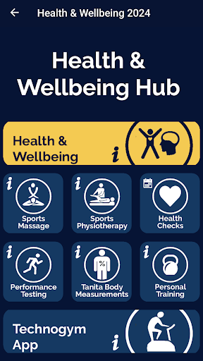 Newcastle University Sport App Screen 2