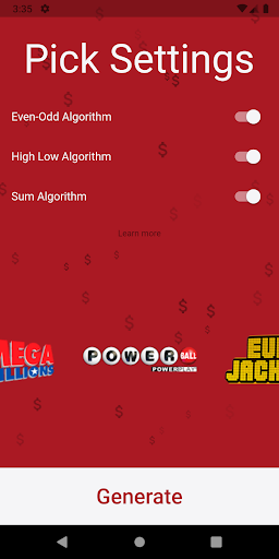Lotto AI Pick Screen 2