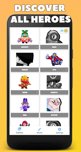 PixStars Coloring Screen 2