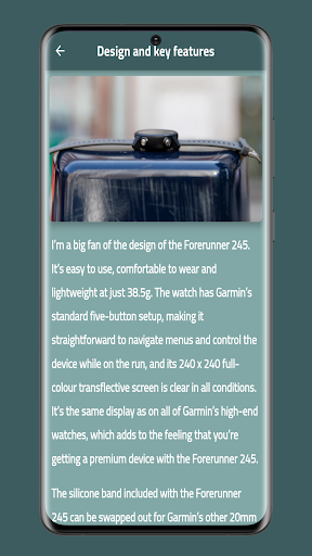 Garmin Forerunner 245 Guide Screen 2