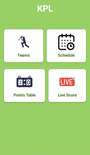 Android application KPL Schedule : Live Score screenshort