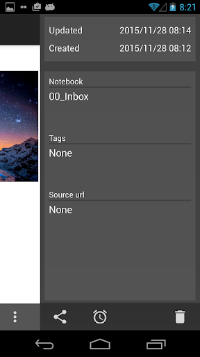 Notebook Evernote client