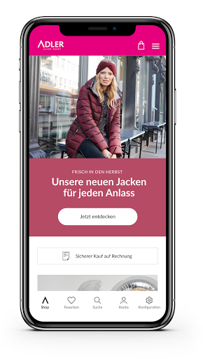 Android application Mein ADLER screenshort