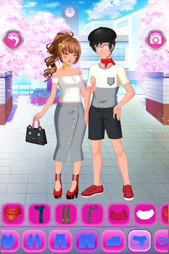 Anime Couples Dress Up Game 1.0.9 screenshots 7