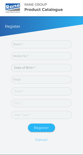 Android application Rane Group Product Catalogue screenshort