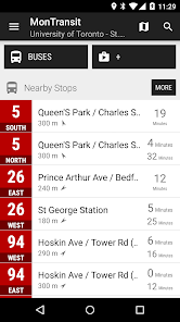 Screenshot 1 Toronto TTC Bus - MonTransit android