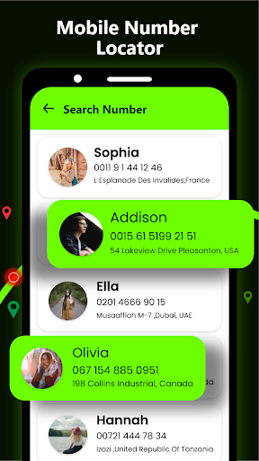 Android application Phone Number Location Tracker screenshort