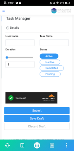 EAM Accounts screenshot 1
