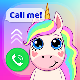 Fake Calls Unicorns Prank icon