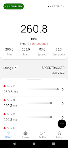 Speed Tracker mach4 Screen 2
