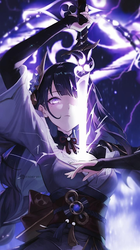 Raiden Shogun Wallpaper HD 4K