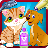 Pets Wash Salon Girls Games icon
