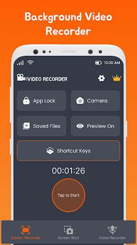 Android Background Video Recorder mang lại cho bạn trải nghiệm quay phim hoàn toàn mới, với khả năng ghi lại những khoảnh khắc đáng yêu của bạn dù bạn đang đang ở bất cứ đâu, mà không bị gián đoạn bởi các yếu tố từ xung quanh. Và quan trong nhất, bạn không cần phải ở trong ứng dụng để ghi lại video đang diễn ra.