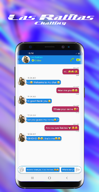 Screenshot 4 Chat with Las Ratitas 📱 Fake Video Call android