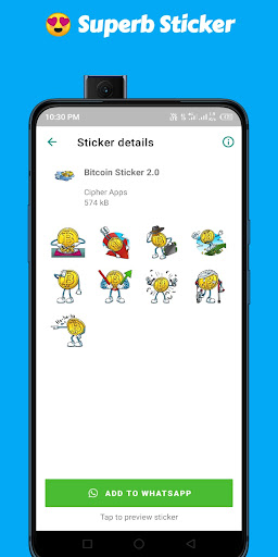 Bitcoin Stickers for WA Screen 3