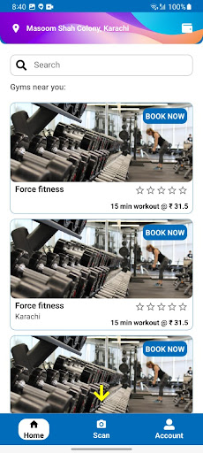 Gym - Fitster Screen 2