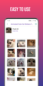 Animated Cute Cat Stickers Whp