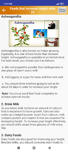 Height Increase Diet & Tips screenshot 6