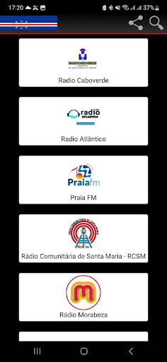 Cape Verde Radio Screen 2