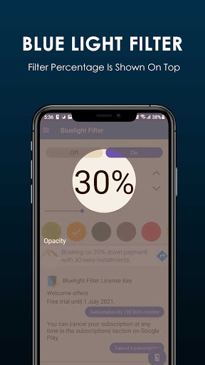 Bluelight Filter for Eye Care 2021