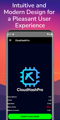 CloudHashPro - ETH Mining App Screen 3