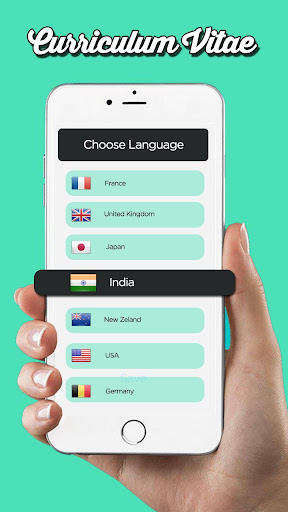 Curriculum Vitae App Cv Builder Resume Cv Maker