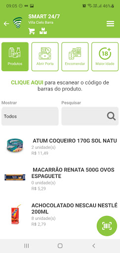 Android application WizMart screenshort