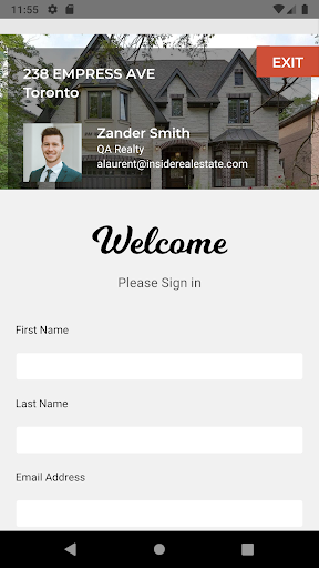 Android application Homes of Idaho Open House screenshort