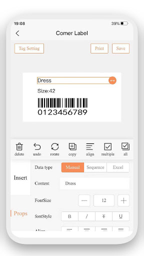 Comer Label Screen 3
