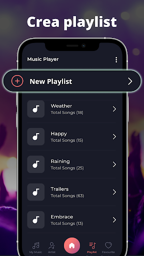 Lettore musicale: Play Music screenshot 2