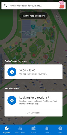 Android application Peppa Pig Theme Park Florida screenshort