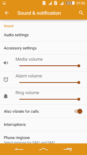 Pattern Orange Xperien Theme
