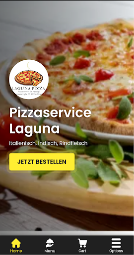 Android application Pizzaservice Laguna screenshort