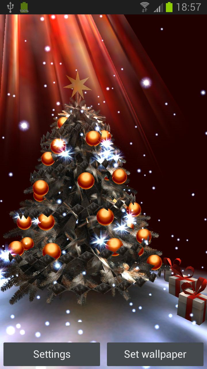 Android application Christmas Tree 3D screenshort