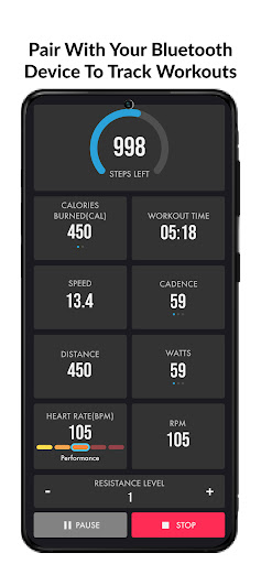 MyCloudFitness Screen 3