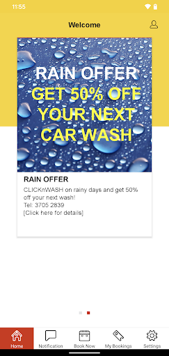 CLICKnWASH Auto Car Wash Screen 2