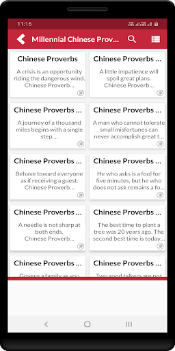 Millennial Chinese Proverbs Screen 3