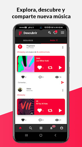 Android application Plugmusix screenshort