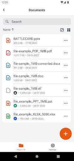RushFiles Screen 2