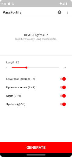 Password Generator 2024 Screen 3