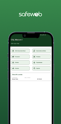SafeAgro App Screen 3