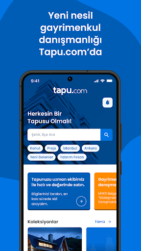 Android application tapu.com screenshort