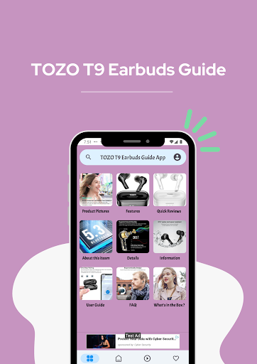 Android application TOZO T9 Earbuds Guide screenshort