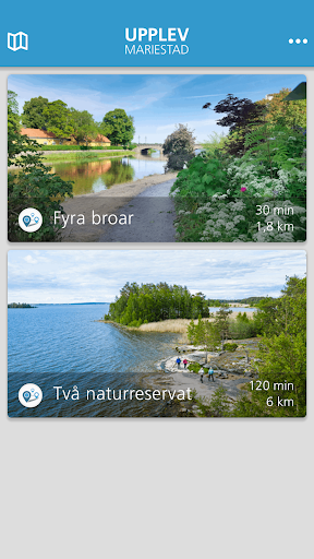 Android application Upplev Mariestad screenshort