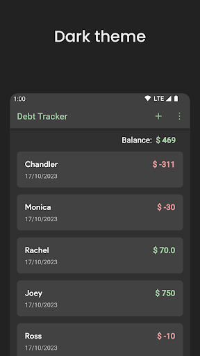 Debt Tracker Screen 2