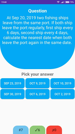 LCM & GCF (GCD) Quiz Screen 2